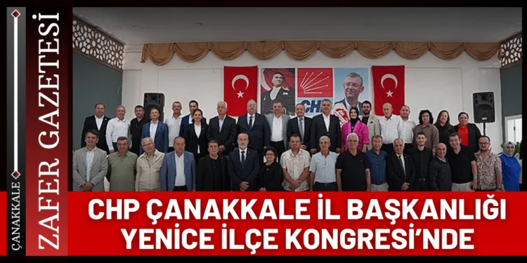 CHP Çanakkale İl Başkanlığı Yenice İlçe Kongresi'ne Katıldı 1 k1