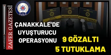 Çanakkale’de Uyuşturucuya Geçit Yok: 5 Tutuklama