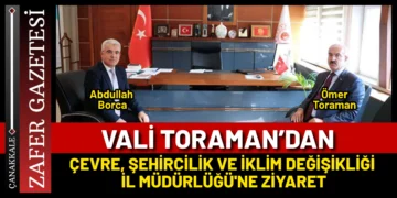 VALİ TORAMAN’DAN ÇEVRE, ŞEHİRCİLİK VE İKLİM DEĞİŞİKLİĞİ İL MÜDÜRLÜĞÜNE ZİYARET