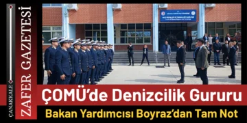 ÇOMÜ’nün Denizcileri Boyraz’dan Tam Not Aldı! 1 ÇOMÜ’nün Denizcileri Boyraz’dan Tam Not Aldı!