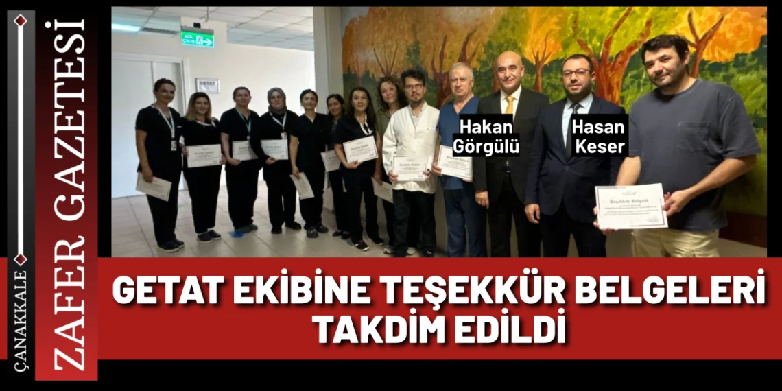 Devlet Hastanesine,Bakanlıktan Ödül, Müdür Görgülü’den Teşekkür
