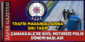 Çanakkale Emniyeti Trafikte Yeni Dönemi Başlattı: Sivil Motorize Ekipler Sahada
