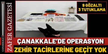 Çanakkale’de Uyuşturucu Operasyonu