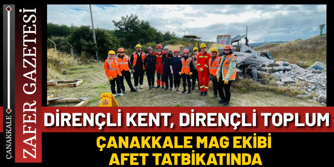 Dirençli Kent İçin Mahalle Afet Gönüllüleri Sahada