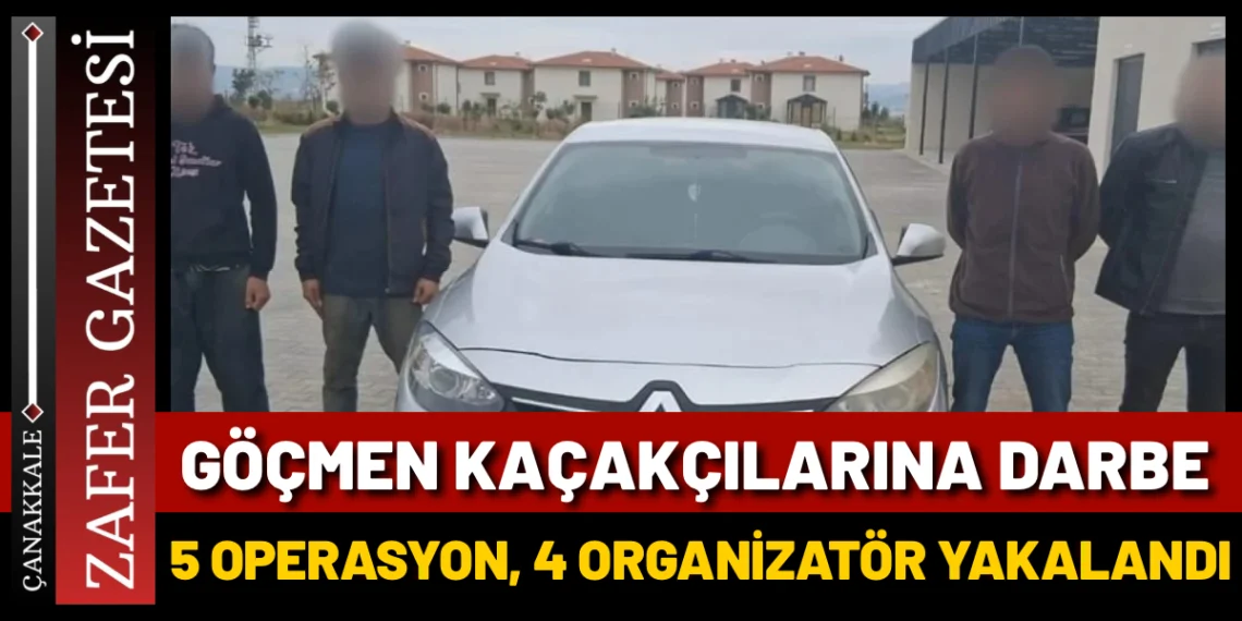 Çanakkale’de Göçmen Kaçakçılığına Geçit Yok