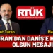 Turan’dan Daniş’e RTÜK Başkanlığı Tebriği 9 Turan’dan Daniş’e RTÜK Başkanlığı Tebriği