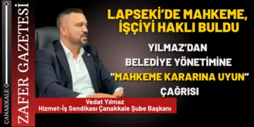 Lapseki Belediyesi’nde İşten Çıkarılan İşçiler Davayı Kazandı 8 Lapseki Belediyesi’nde İşten Çıkarılan İşçiler Davayı Kazandı