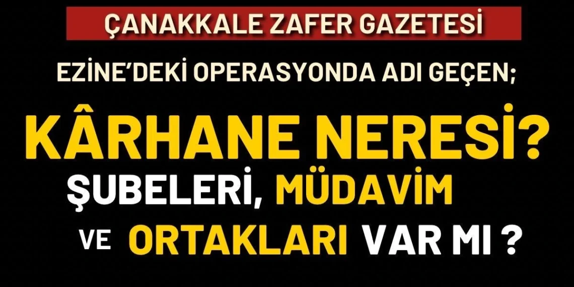 Çanakkale’deki Bir Çok Bürokrat Siyasetçi Ve İş İnsanının Adı Geçiyor…Önemli İsimler Diken Üstünde!