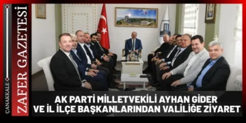 AK Parti Milletvekili Ayhan Gider ve AK Parti İl, İlçe Başkanlarından Valiliğe Ziyaret