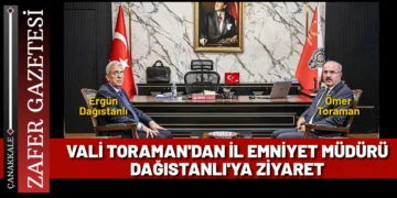 Vali Toraman’dan Emniyet Müdürü Dağıstanlı’ya Ziyaret 6 Vali Toraman’dan Emniyet Müdürü Dağıstanlı’ya Ziyaret