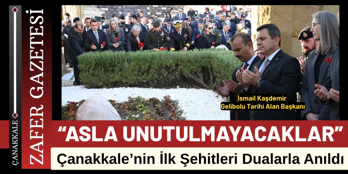 Çanakkale’nin İlk Şehitleri Dualarla Anıldı