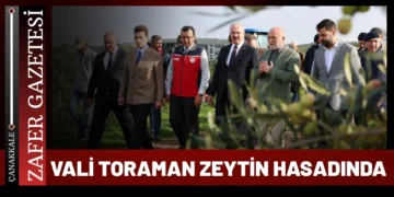 Ezine’de Tarım Seferberliği: Vali Toraman’dan Tarladan Tesise Yoğun İnceleme Mesaisi