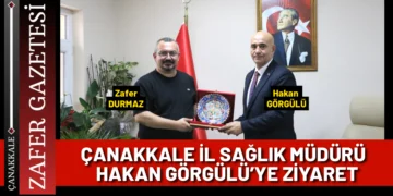Çanakkale Zafer Gazetesi’nden İl Sağlık Müdürü Görgülü’ye Ziyaret