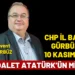 Başkan Gürbüz: “Atatürk’ün Adalet Anlayışı Yolumuzu Aydınlatıyor” 9 Başkan Gürbüz: “Atatürk’ün Adalet Anlayışı Yolumuzu Aydınlatıyor”