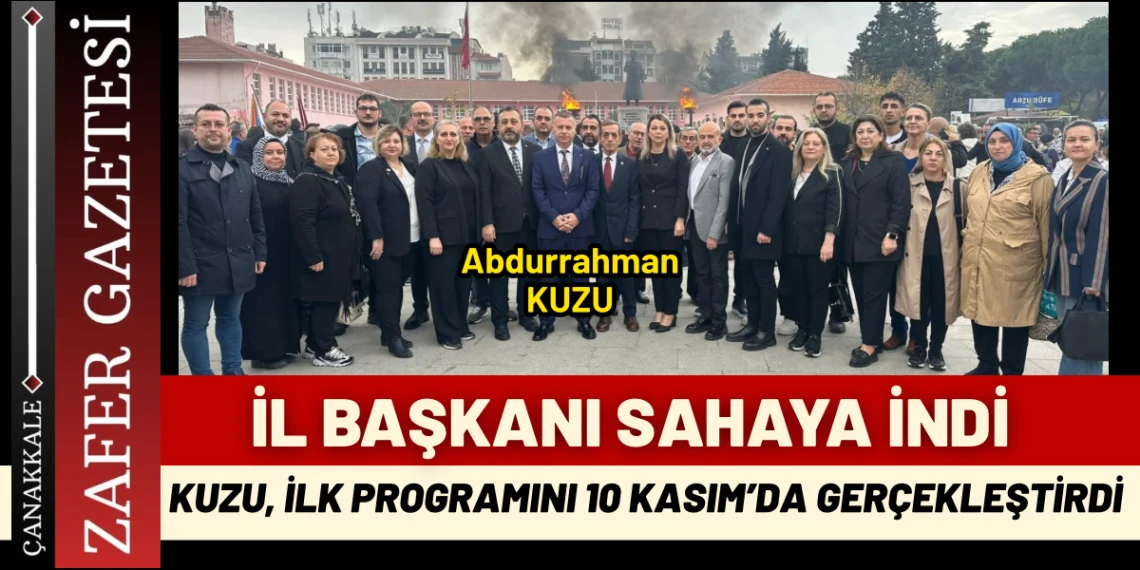 AK Parti İl Başkanı Abdurrahman Kuzu, Teşkilatıyla Birlikte 10 Kasım Atatürk’ü Anma Etkinliklerine Katıldı