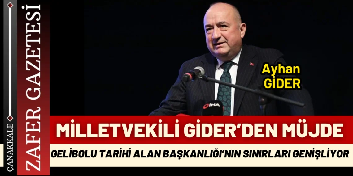 MİLLETVEKİLİ GİDER: “ALAN BAŞKANLIĞI ULUSAL VE ULUSLARARASI ARENADA GURUR KAYNAĞIMIZ”