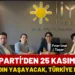 İYİ Parti’den 25 Kasım Mesajı:“Cezasızlık Kadına Şiddeti Besliyor”