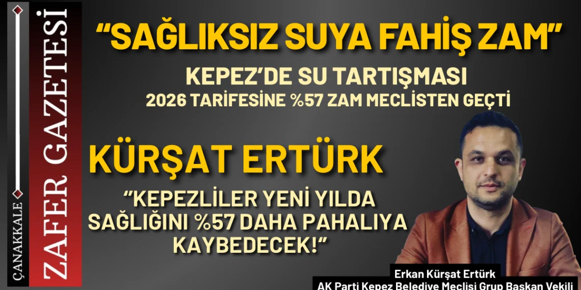 Kepez’in Su Krizi Büyüyor: Zam Kararı Tartışma Yarattı