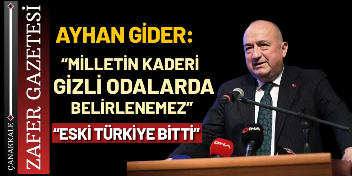 AYHAN GİDER’DEN İBB YOLSUZLUK DOSYASINA TEPKİ
