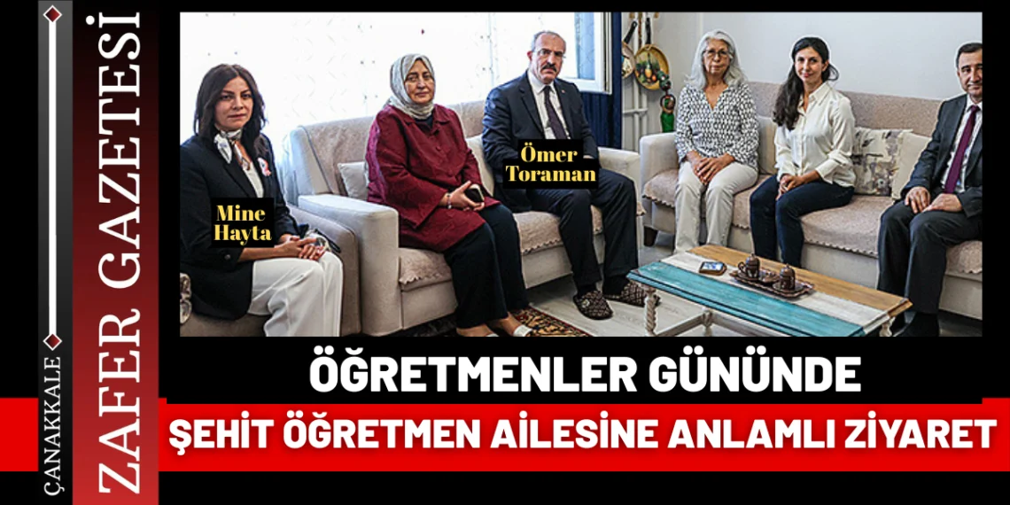 Vali Ömer Toraman’dan Şehit Öğretmen Ailesine Ziyaret