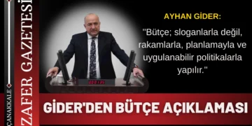 Vekil Gider’den 2026 Bütçesine Tam Not: ”Bu Bütçe Milletin Geleceğidir”