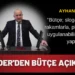Vekil Gider’den 2026 Bütçesine Tam Not: ”Bu Bütçe Milletin Geleceğidir”