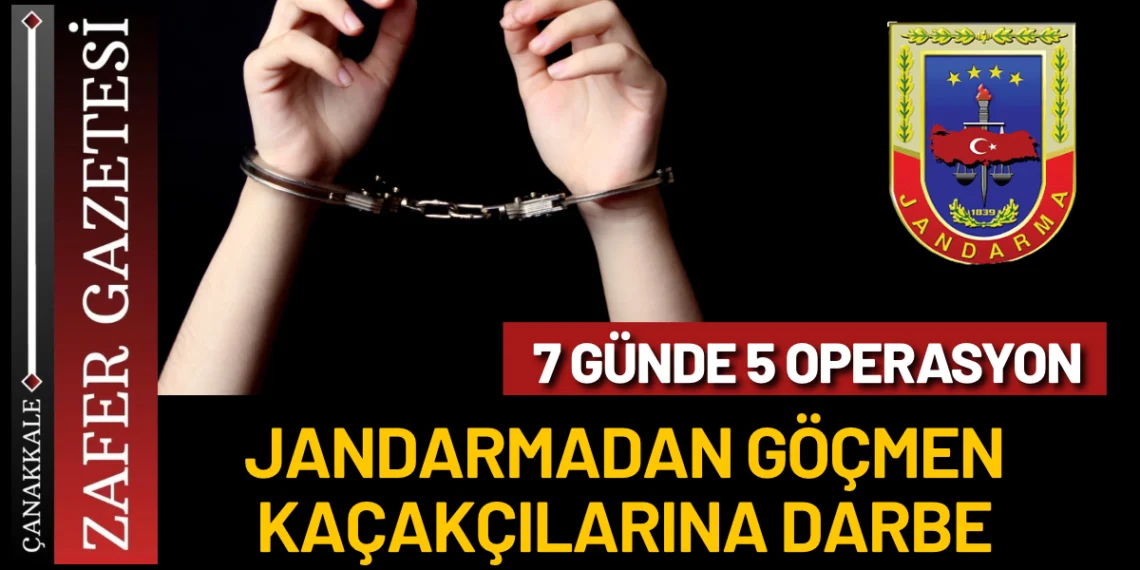 Çanakkale’de Göçmen Operasyonu: 4 Organizatör Yakalandı