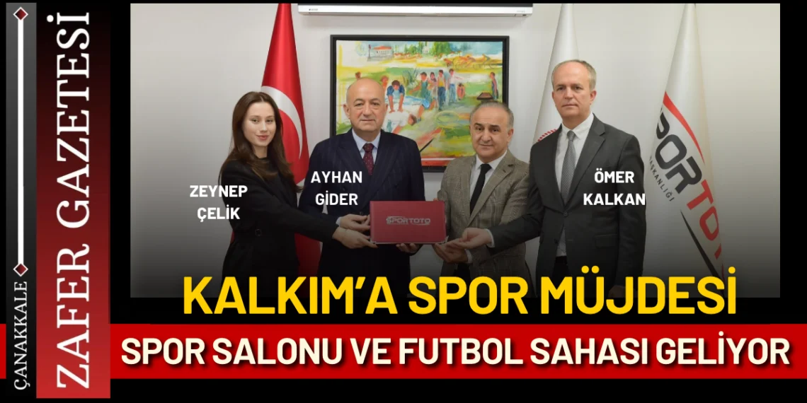 KALKIM’A 250 KİŞİLİK SPOR SALONU VE FUTBOL SAHASI MÜJDESİ