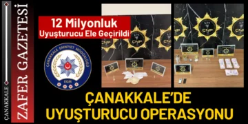 Çanakkale’de Zehir Tacirlerine Dev Operasyon