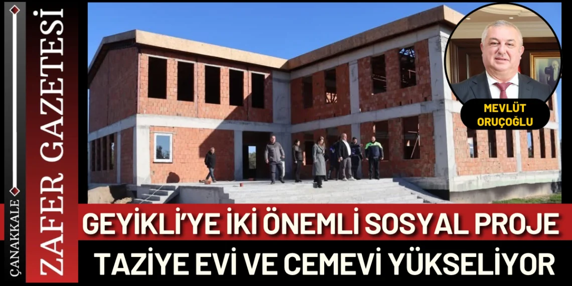 Geyikli’de Taziye Evi ve Cemevi Projeleri Hızla Yükseliyor