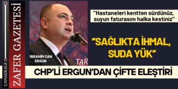 CHP’li Ergun: ‘’Hastaneleri kentten sürdünüz, suyun faturasını halka kestiniz’’