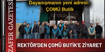 ÇOMÜ’den Sosyal Sorumluluk Örneği: Yeni ÇOMÜ Butik Binası Ziyaret Edildi