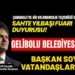 Gelibolu Belediyesi’nden “Yılbaşı Fuarı” açıklaması: Belediyenin haberi yok!