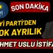 Ahmet Uslu İYİ Parti’den Ayrıldığını Açıkladı