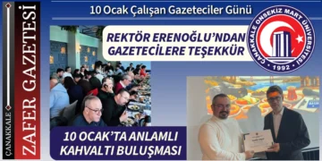 Rektör Erenoğlu Gazetecilerle Kahvaltıda Buluştu