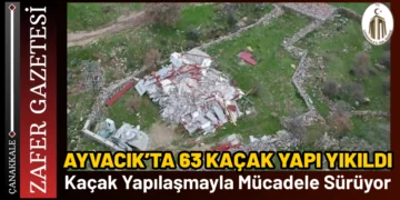 Ayvacık’ta Aralık Ayında 63 Kaçak Yapı Yıkıldı 7 Ayvacık’ta Aralık Ayında 63 Kaçak Yapı Yıkıldı