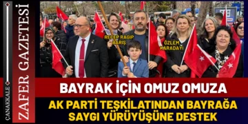 Bayrağa Saygı Yürüyüşüne AK Parti’den Anlamlı Katılım