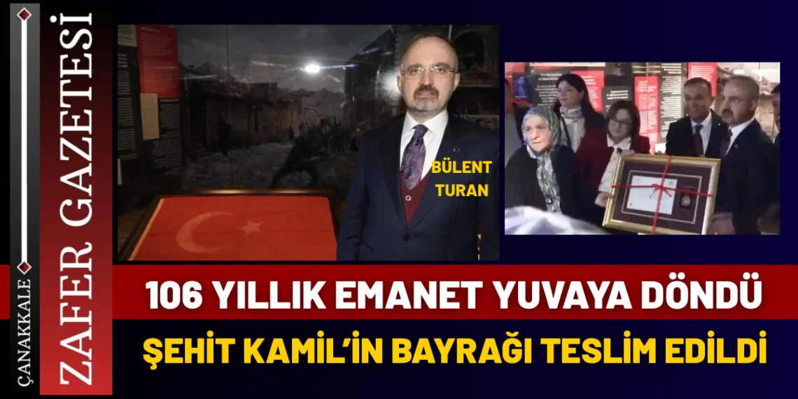 Ay-Yıldızlı Emanet 106 Yıl Sonra Gaziantep’te