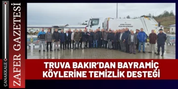 Truva Bakırdan Bayramiç Köylerine Çöp Kamyonu ve Konteyner Hibesi 2 Truva Bakırdan Bayramiç Köylerine Çöp Kamyonu ve Konteyner Hibesi