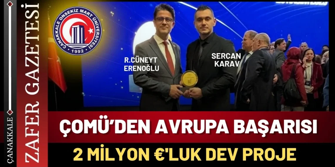 ÇOMÜ’nün Gençlik ve Yeşil Dönüşüm Projesi Avrupa’dan Geçer Not Aldı