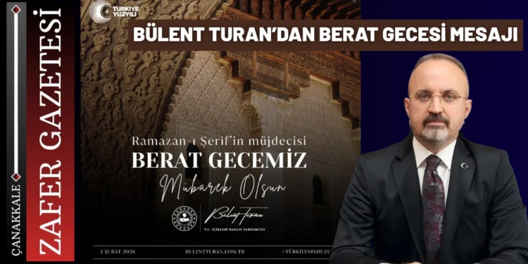 Berat Gecesi’nde Bülent Turan’dan Rahmet ve Adalet Vurgusu 1 IMG 5609