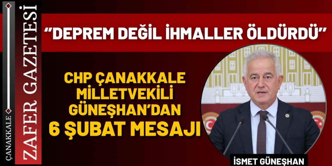 6 Şubat’ın Yıl Dönümünde Güneşhan’dan Anlamlı Mesaj