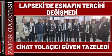 Lapseki Esnaf ve Sanatkârlar Odası’nda Başkan Değişmedi