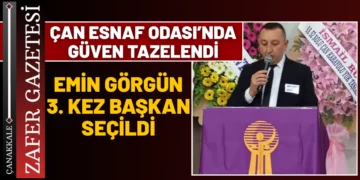 Emin Görgün Güven Tazeledi: Çan Esnaf Odası’nda 3. Dönem
